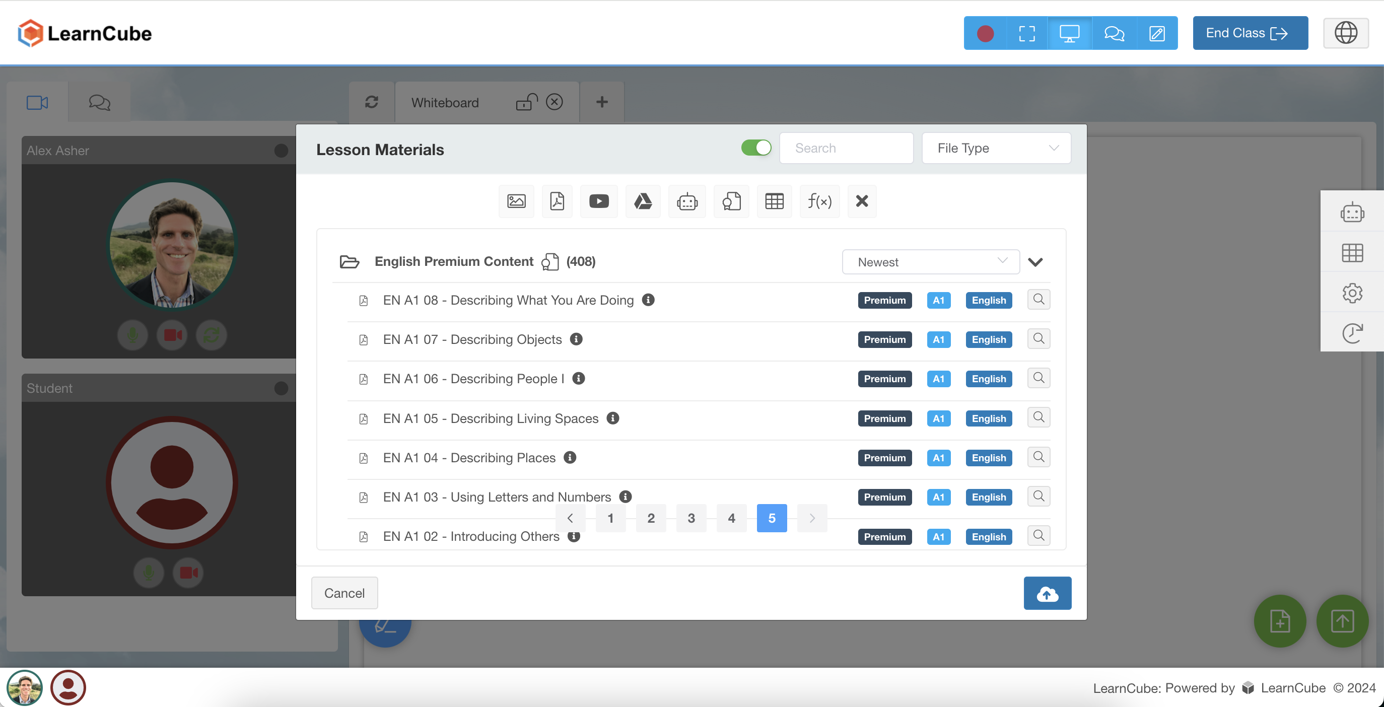 LearnCube_lesson_content_library_integrated_virtual_classroom